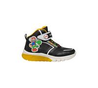 Geox J CIBERDRON Boy J, Zapatillas, Black/Yellow, 34 EU