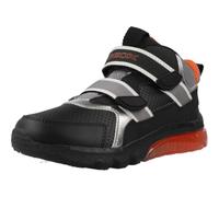 Geox J Ciberdron Boy, Zapatillas, Black Orange, 36 EU