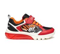 Geox J Ciberdron Boy, Zapatillas, Rojo y Negro, 35 EU