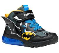 Geox J Ciberdron Boy, Zapatillas, Negro Amarillo, 24 EU