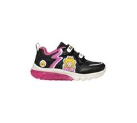 Geox J CIBERDRON Girl A, Zapatillas, Black/Fuchsia, 31 EU