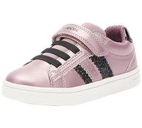 Geox J Djrock Girl E, Zapatillas, Dk Pink Black, 34 EU