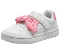 Geox J Djrock Girl, Zapatillas Niñas, White Lt Coral, 35 EU