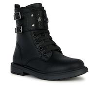 Geox J Eclair - Botines para mujer, Black Gun, 38 EU