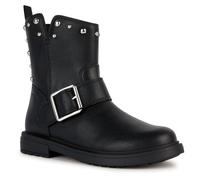 Geox J ECLAIR GIRL, Barco Ankle para Niñas, BLACK, 27 EU