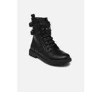 Geox J ECLAIR GIRL, Barco Ankle para Niñas, BLACK/GUN, 28 EU