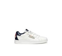 Geox J Eclyper Boy A, Zapatillas Niños, Blanco Navy, 38 EU