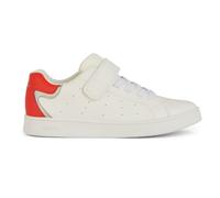 Geox J Eclyper Boy A, Zapatillas Niños, Color Rojo Blanco, 34 EU