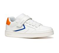 Geox J Eclyper Boy A, Zapatillas Niños, White Lt Orange, 27 EU