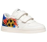 Geox J ECLYPER Boy D - Zapatillas Deportivas, Color Blanco/Azul, Talla 34 EU