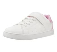Geox J ECLYPER Girl A Sneaker, Blanco/Rosa, Talla 38 EU