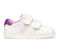 Geox J ECLYPER Girl A Sneaker, White/Multicolor, Talla 28 EU