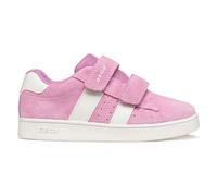 Geox J ECLYPER Girl A - Zapatillas Deportivas para Mujer, Color Rosa y Blanco, Talla 28 EU