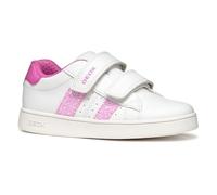 Geox J ECLYPER Girl A, Zapatillas, White/Fuchsia, 35 EU