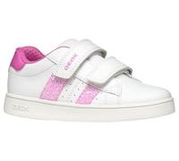 Geox - J ECLYPER Girl A, Zapatillas Niñas, White/Fuchsia,