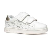 Geox J ECLYPER Girl A, Zapatillas, White/Platinum, 38 EU