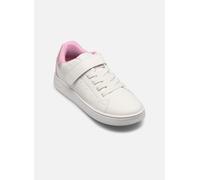 Geox J Eclyper Girl A, Zapatillas, Blanco y Rosa, 36 EU
