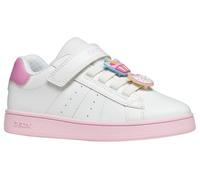 Geox J ECLYPER Girl F - Zapatillas Deportivas, Color Blanco/Rosa Oscuro, Talla 27 EU