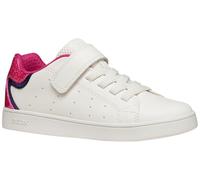 Geox J Eclyper Girl, Zapatillas, Color Blanco Fucsia, 28 EU