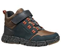 Geox J Flexyper Boy B ABX, Bota de Tobillo, Marino Marrón, 33 EU