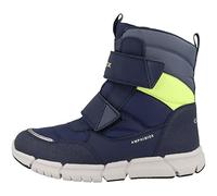 Geox J Flexyper Boy B Abx , Botas para Niños, Azul/Amarillo (Navy/Fluo Yellow), 40 EU