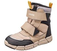 Geox J Flexyper Boy B Abx, Botas para Niños, Multicolor (Beige/Black), 33 EU