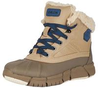 Geox J Flexyper Boy B Abx, Botas para Niños, Multicolor (Beige/Blue), 28 EU