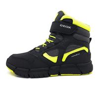 Geox J Flexyper Boy B Abx, Botas para Niños, Multicolor (Black/Lime), 29 EU