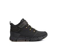 Geox J Flexyper Boy B Abx , Botas para Niños, Negro (Black/Dk Yellow), 28 EU