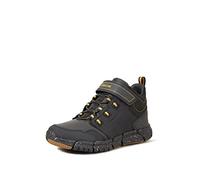 Geox J Flexyper Boy B Abx , Botas para Niños, Negro (Black/Dk Yellow), 40 EU