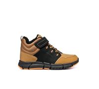 Geox J FLEXYPER Boy B ABX, Botín, Black/DK Yellow, 30 EU