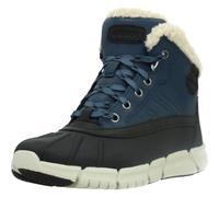 Geox J FLEXYPER Boy B ABX, Botín, Denim/Black, 35 EU