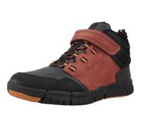 Geox J FLEXYPER Boy B ABX, Botín, Wine/Black, 30 EU