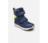 Geox J Flexyper Boy B Abx , Botas para Niños, Azul/Amarillo (Navy/Fluo Yellow), 31 EU