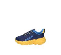 Geox J FLEXYPER Fast Boy - Zapatillas Deportivas, Color Azul Marino/Amarillo, Talla 33 EU