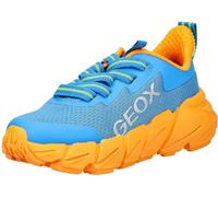 Geox J FLEXYPER Fast Boy - Zapatillas Deportivas LT Azul/Naranja, Talla 31 EU