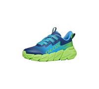 Geox J FLEXYPER Fast Boy - Zapatillas Deportivas LT Blue/Lime, Talla 38 EU