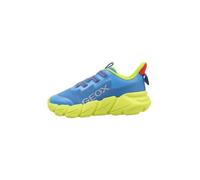 Geox J FLEXYPER Fast Boy, Zapatillas, Royal/Lime, 39 EU