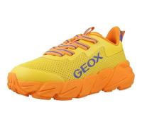 Geox J FLEXYPER Fast Boy, Zapatillas, Yellow/Orange, 37 EU