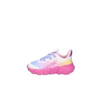 Geox J FLEXYPER Fast Girl Sneaker, Fucsia/Multicolor, 33 EU