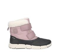 Geox J FLEXYPER Girl B AB Ankle Boot, Antique Rose/Black, 35 EU, Rosa antigua negra, 35 EU