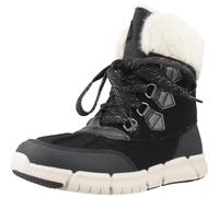 Geox J FLEXYPER Girl B AB, Bota de Nieve, Black/Milk, 31 EU