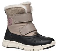 Geox - J FLEXYPER GIRL B AB, Bota de nieve, DK BEIGE/BLACK,