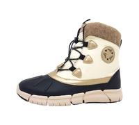 Geox J Flexyper Girl B AB, Bota de Tobillo Mujer, Marfil Negro, 38 EU