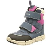 Geox J Flexyper Girl B Ab, Botines para Niña, Multicolor (Avio/Fuchsia), 29 EU