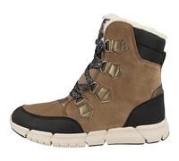 Geox J Flexyper Girl B Ab, Botines para Niña, Multicolor (Whisky/Black), 30 EU
