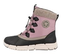 Geox J FLEXYPER GIRL B AB, Botines para Niñas, BLACK/DK PINK, 36 EU