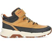 Geox J Flexyper Plus Boy, Barco Ankle, Azul Marino/Amarillo, 36 EU