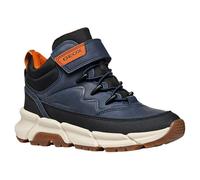 Geox J Flexyper Plus Boy, Bota de Tobillo, Azul Marino y Negro, 40 EU