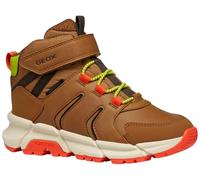 Geox J Flexyper Plus Boy, Bota de Tobillo, marrón y Naranja, 38 EU